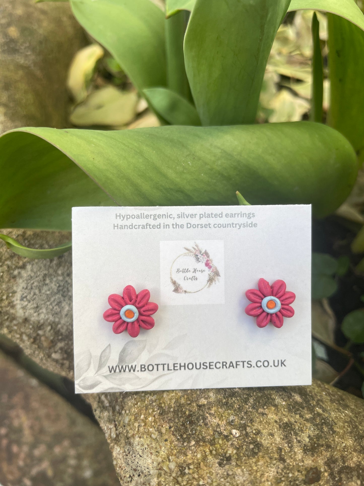 Mini floral studs - brights