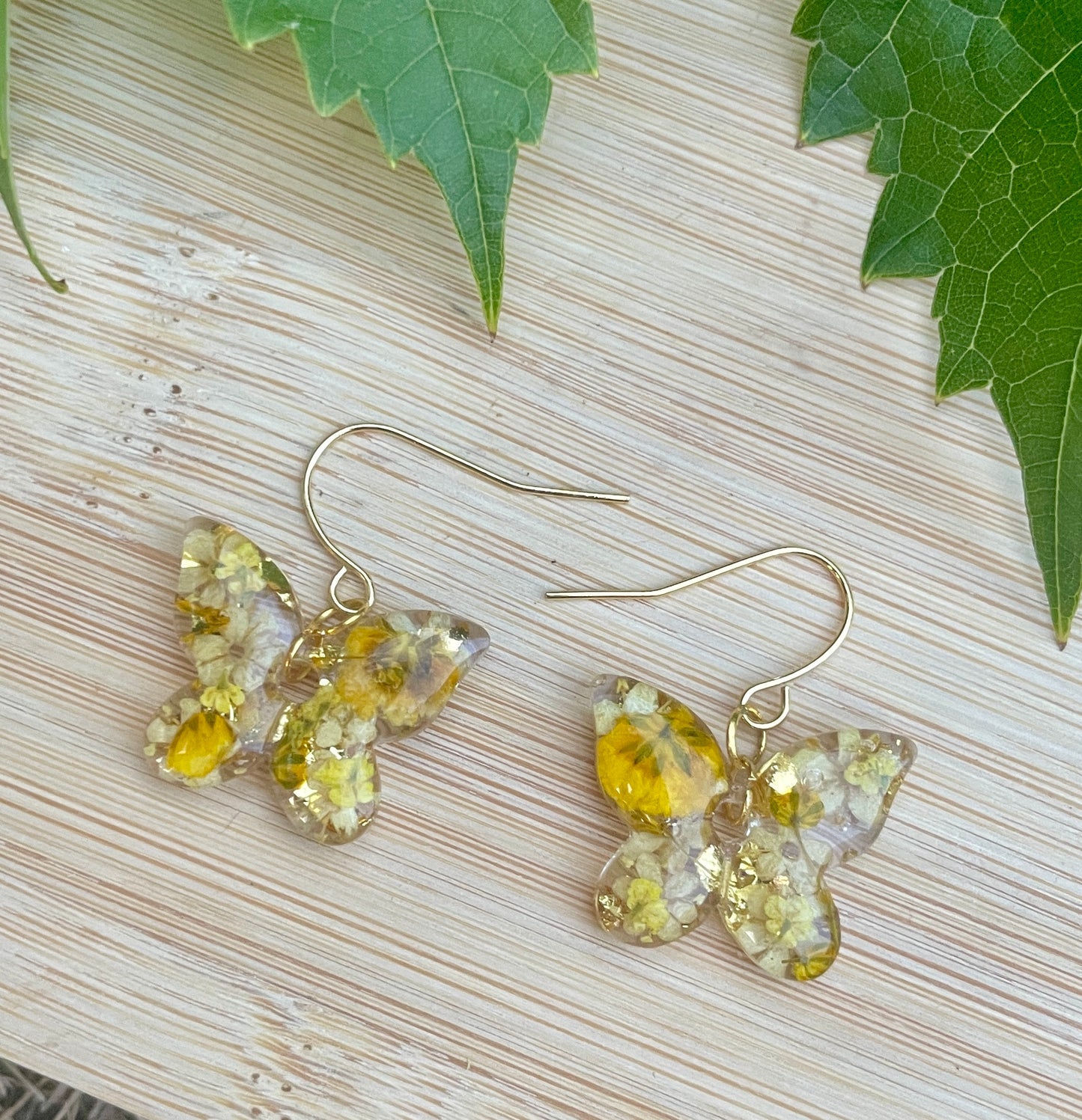 Yellow tone butterflies