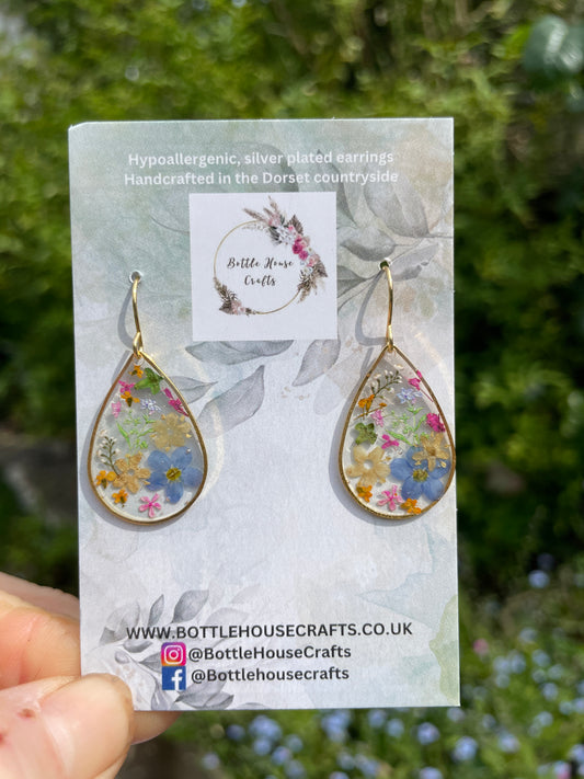 Garden tears earrings