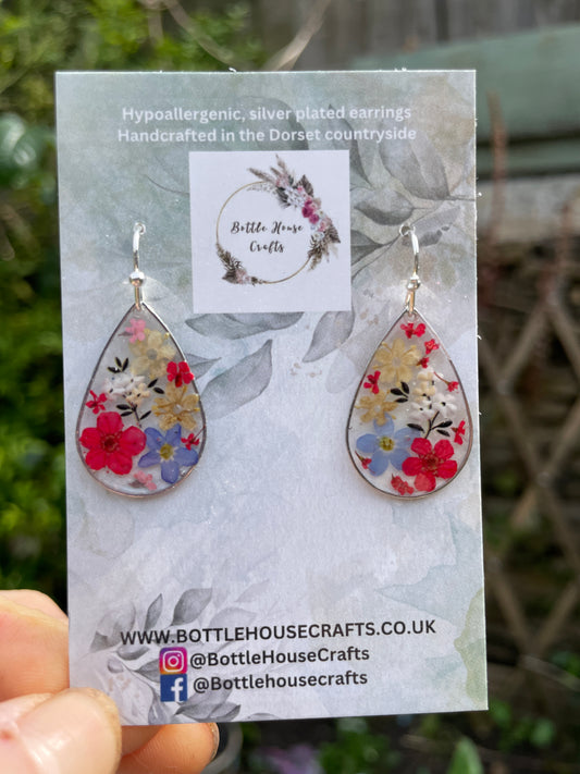 Garden tears earrings
