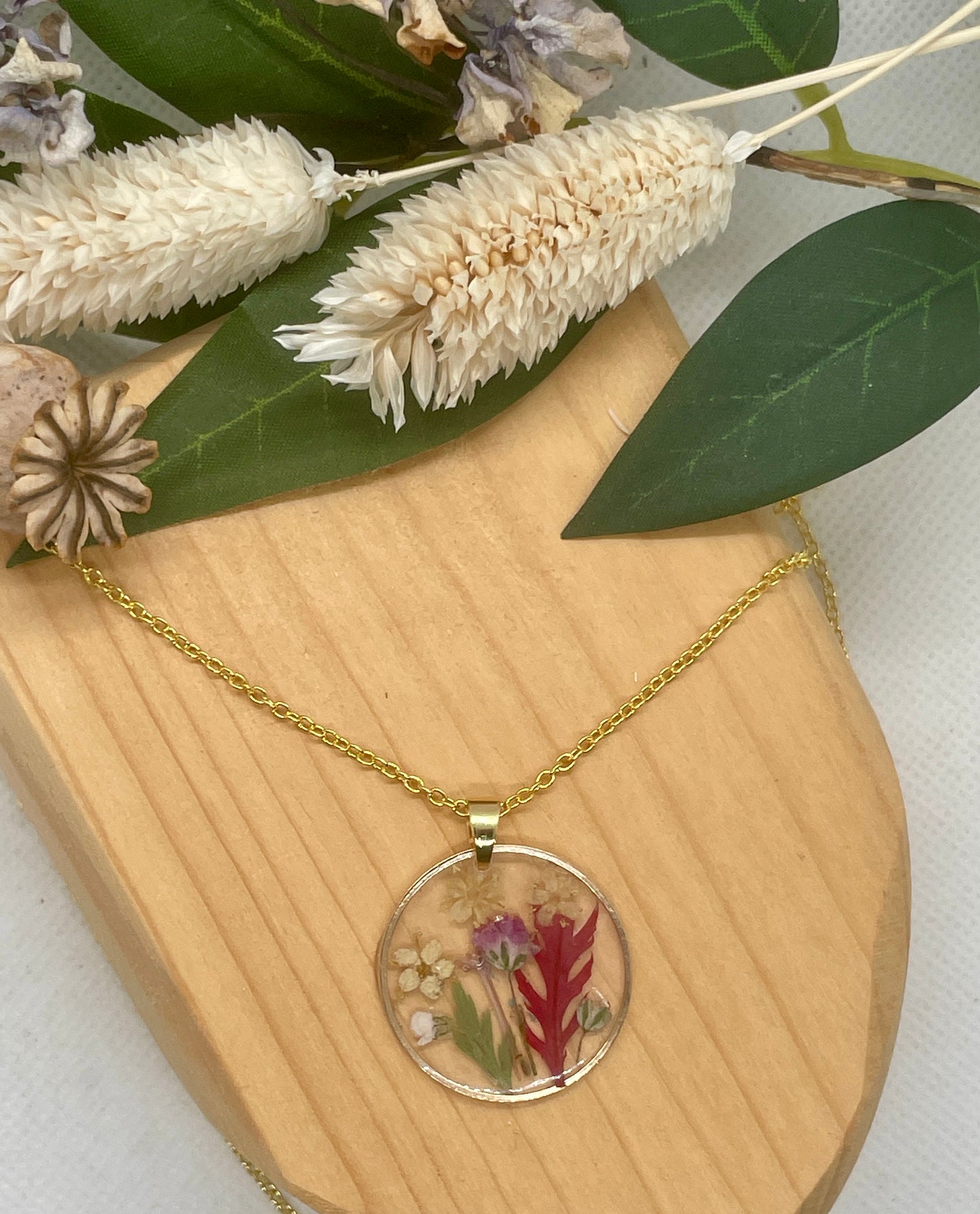 Smaller autumn garden necklace