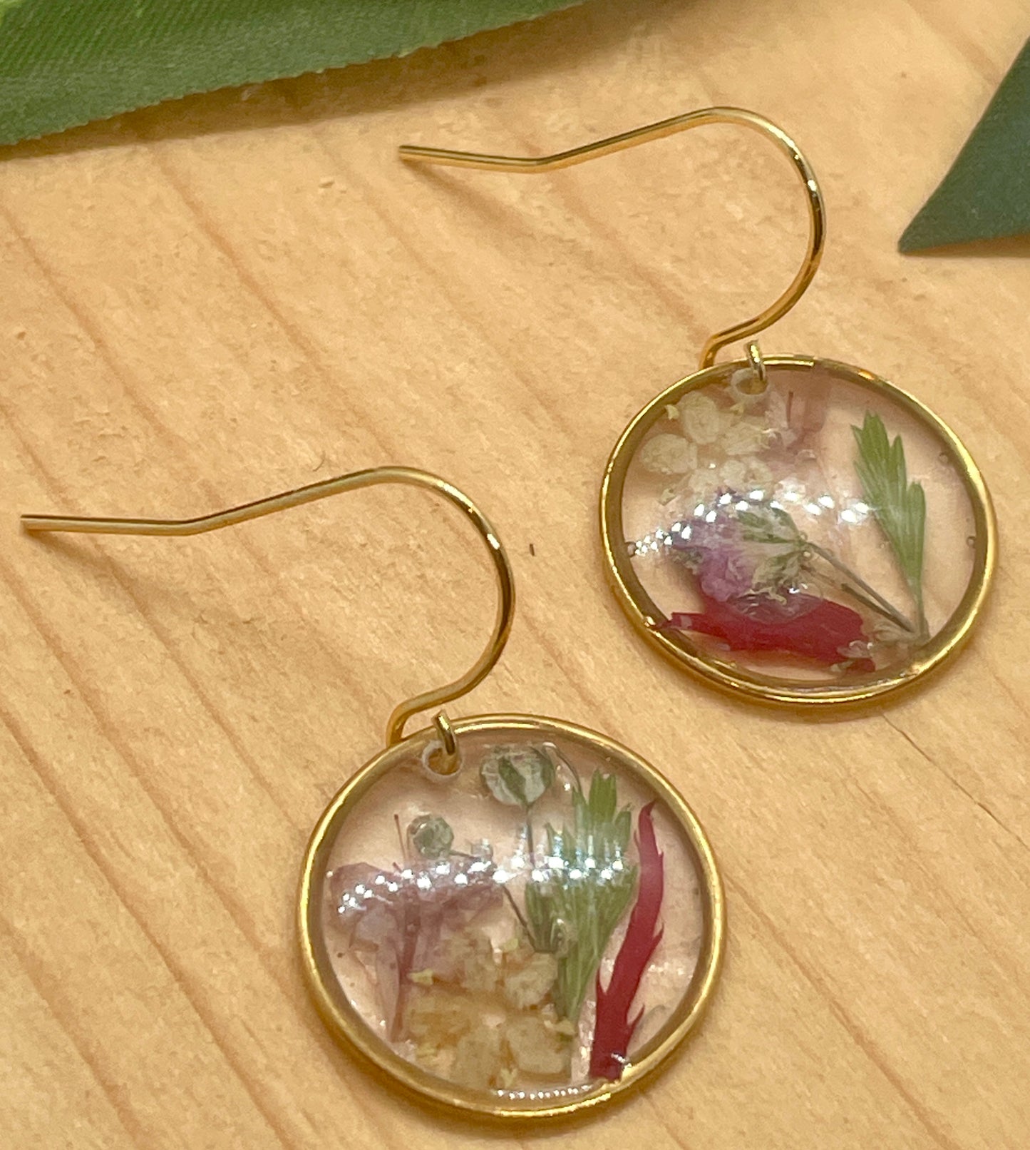 Autumn garden snapshot set