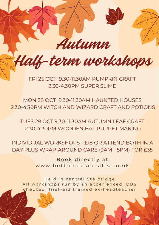 Half-term provision - Monday 28 Oct