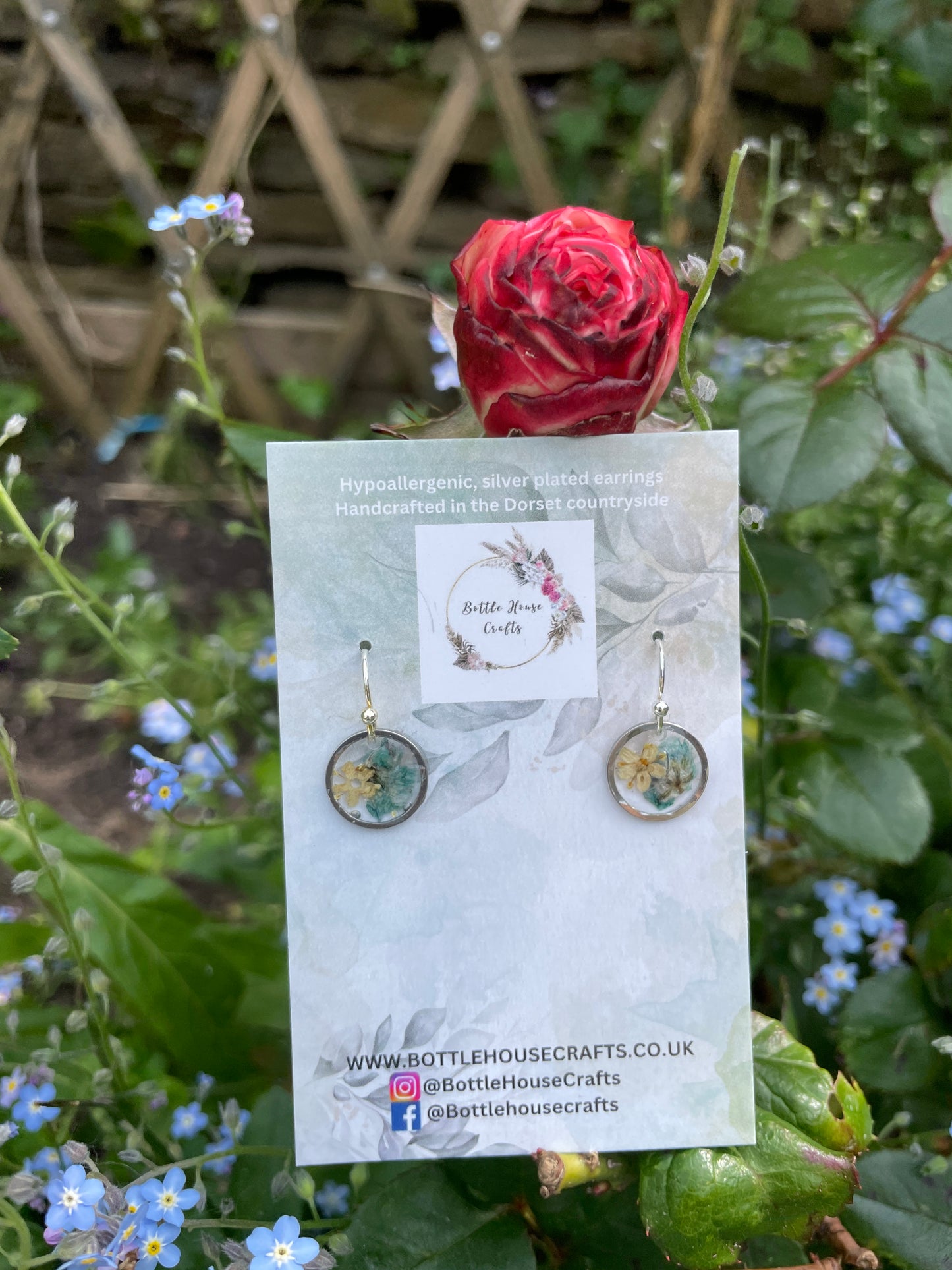 Garden glimpse earrings