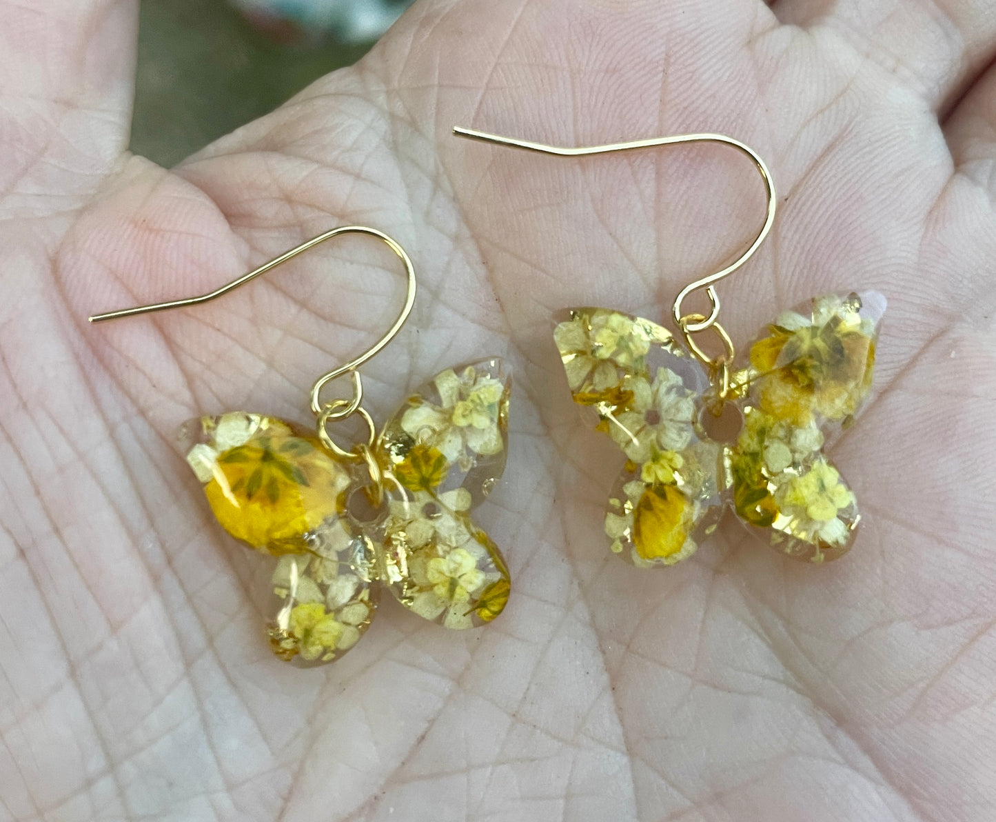 Yellow tone butterflies