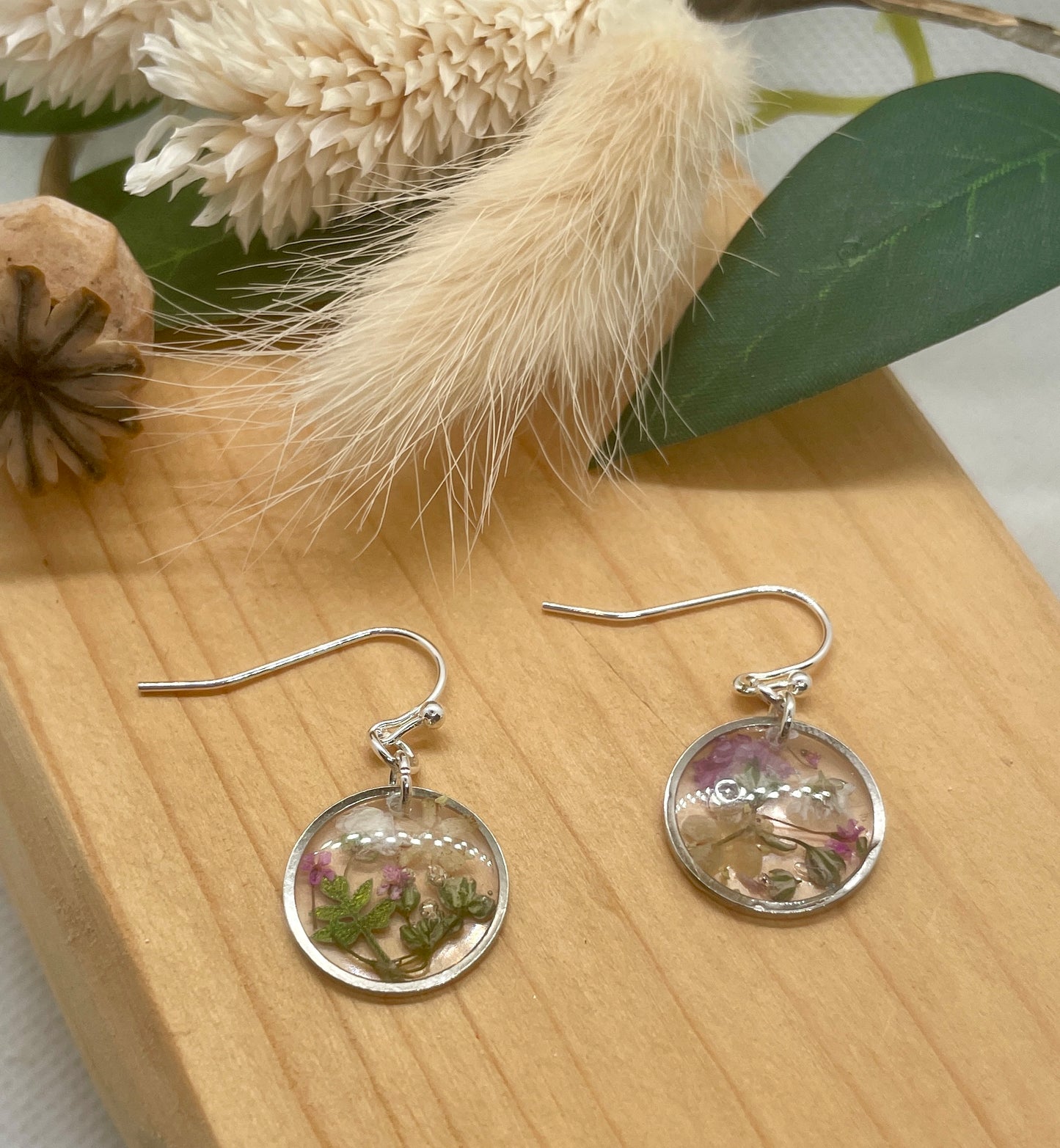 Silver gypsophila elderflower drops