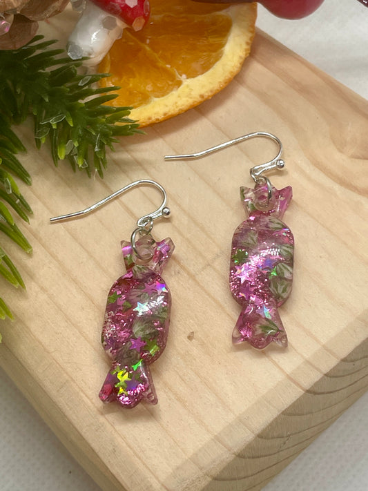 Pink sweetie earrings
