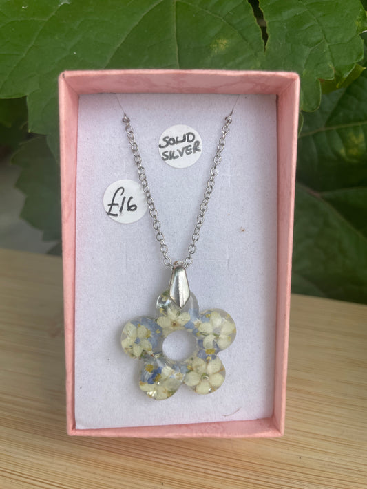 Elderflower necklace