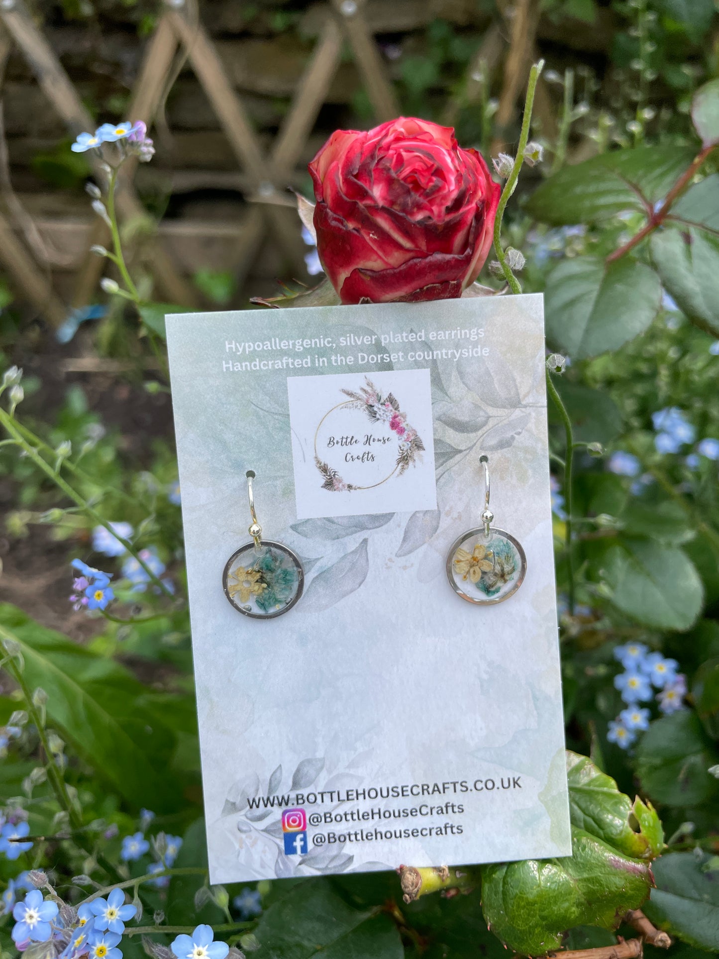 Garden glimpse earrings