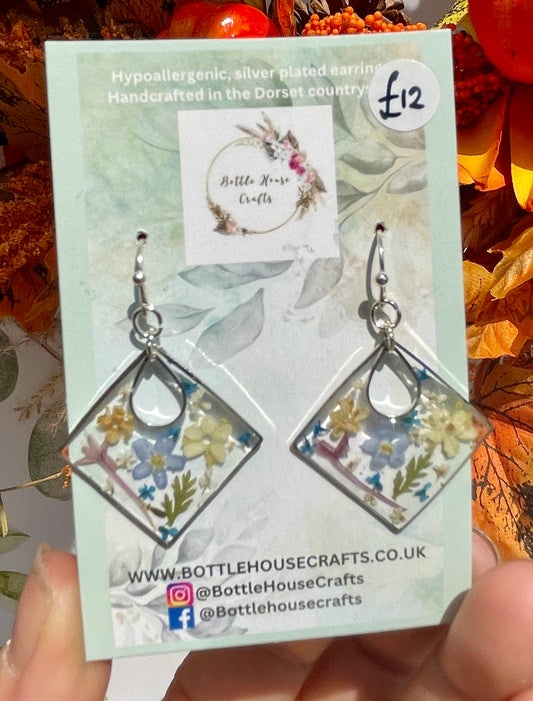 Garden snapshot earrings