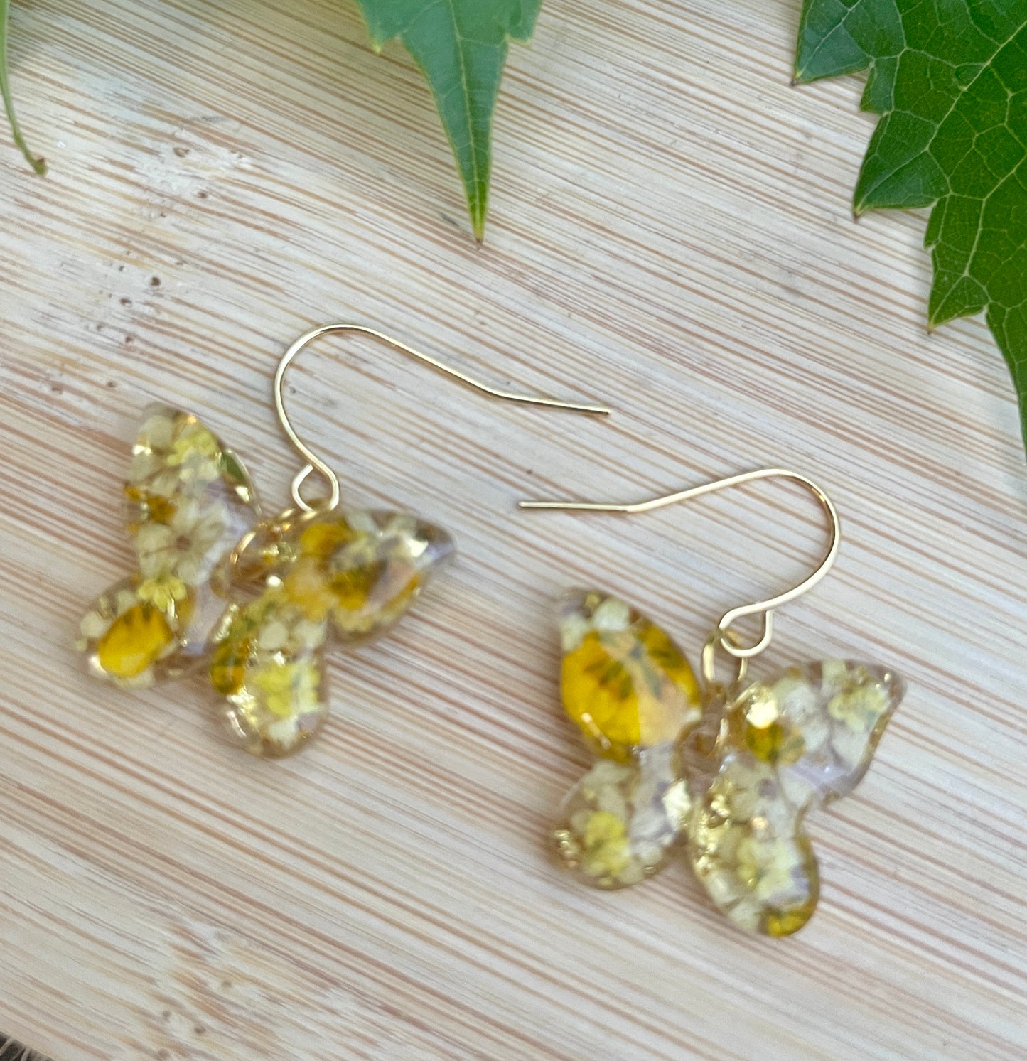 Yellow tone butterflies