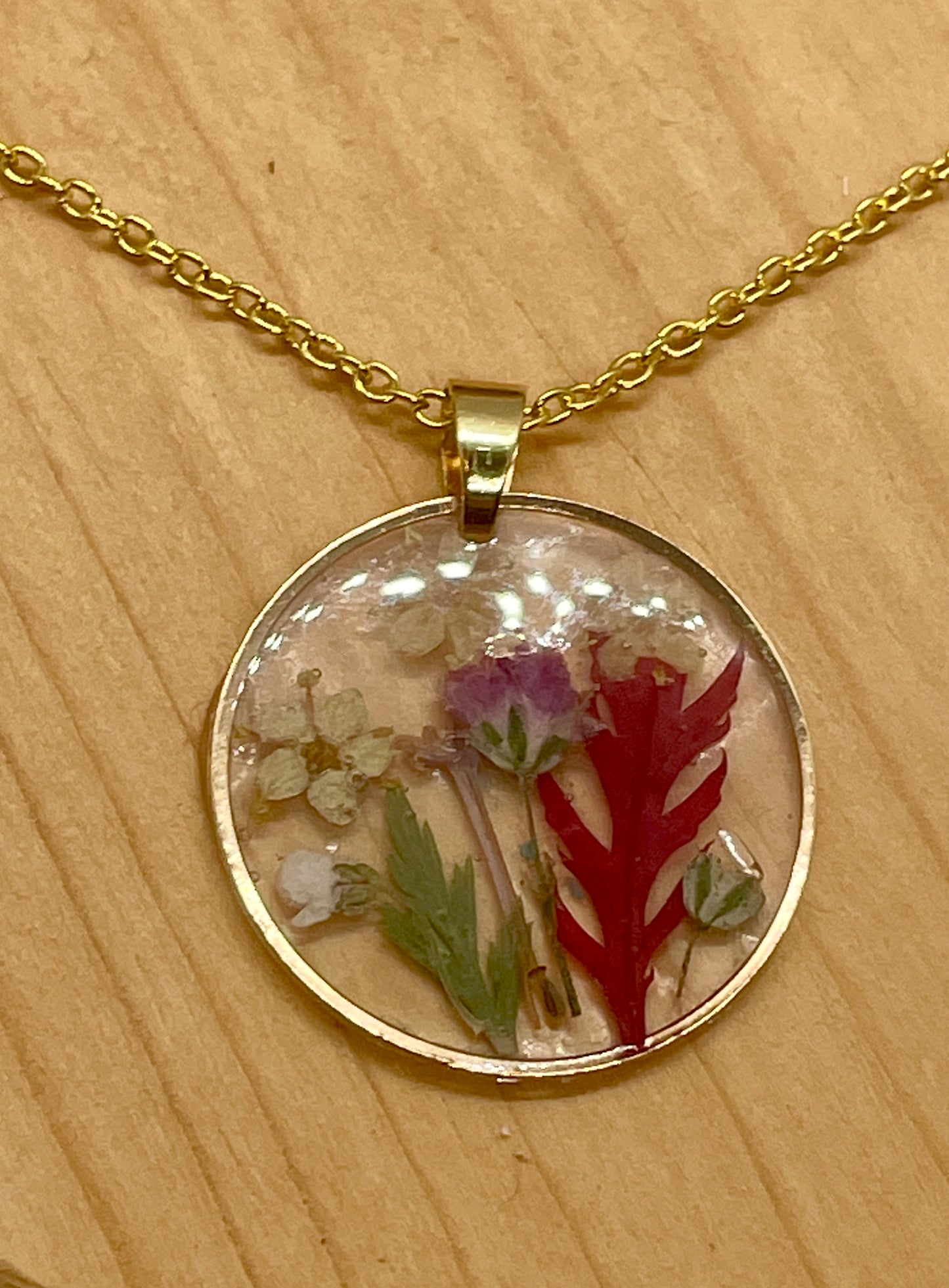 Smaller autumn garden necklace