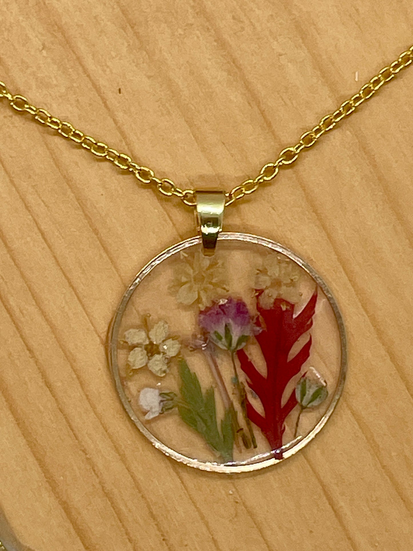 Smaller autumn garden necklace
