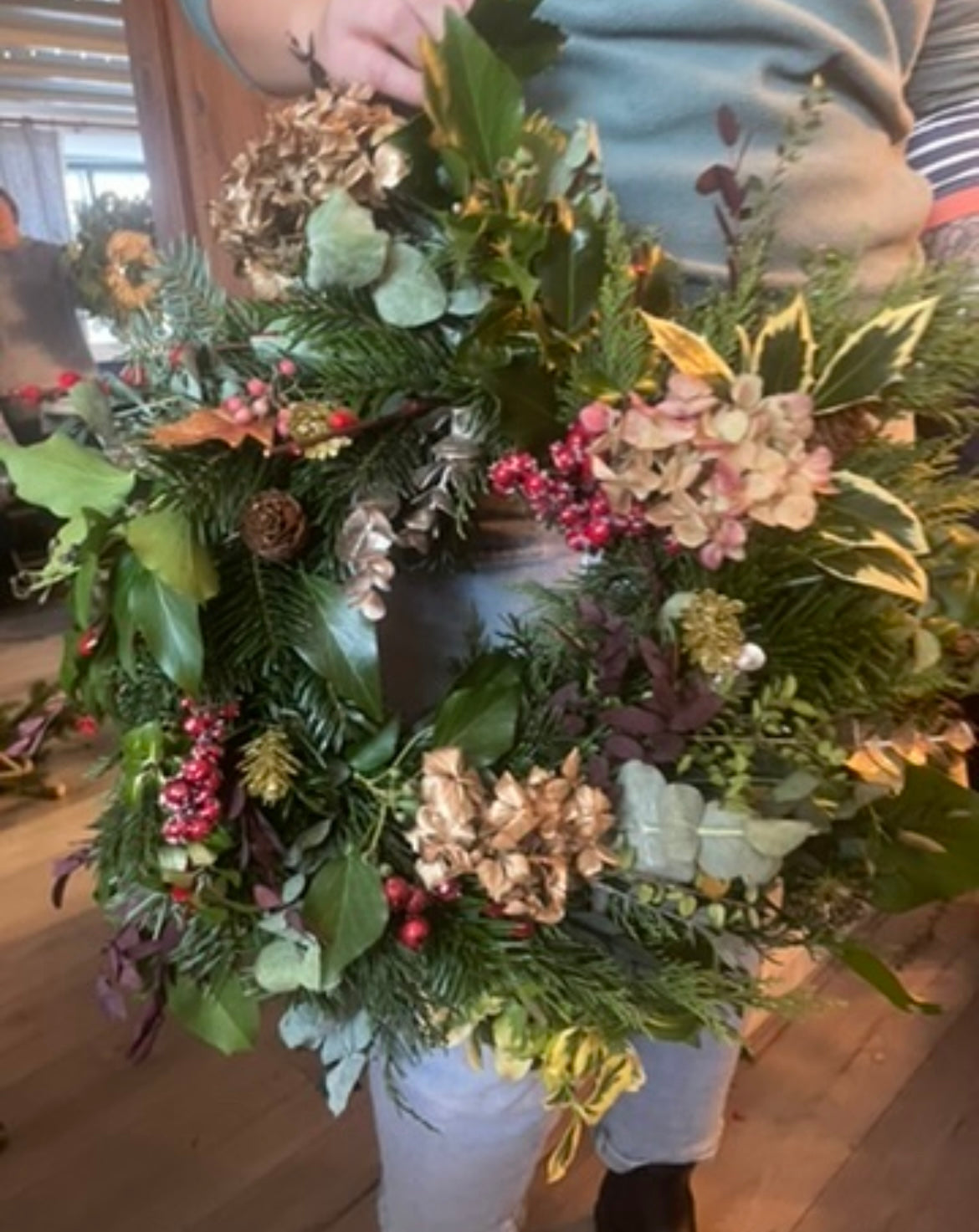 Christmas wreath workshop - Mon 2 Dec