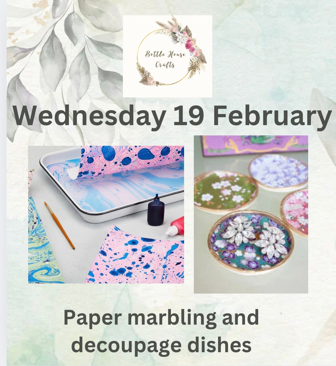 Holiday workshop - Wednesday 19 February