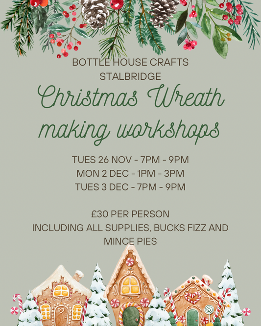 Christmas Wreath workshop - Tues 26 Nov